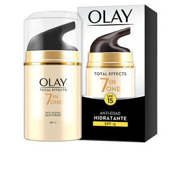 Anti-Ageing Hydrating Cream Total Effects Sfp 15 Olay (50 ml)
