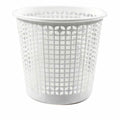 Rubbish bin Dem Office White 27 x 27 x 25 cm (12 Units) (ø 27 x 25,5 cm)