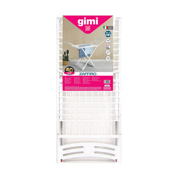 Stendibiancheria Gimi Zaffiro X Legs 20 m Bianco Resina (182 x 55 x 88 cm)