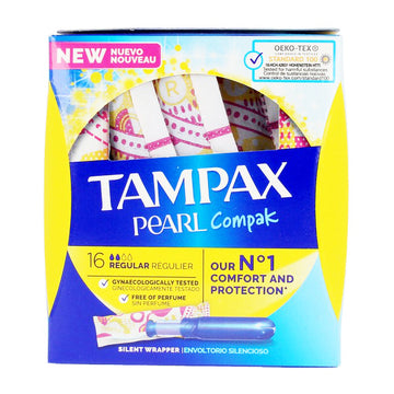 Regular Tampons PEARL Tampax (16 uds)