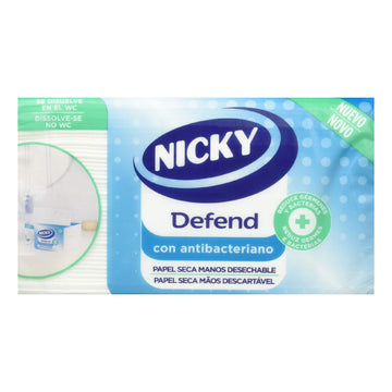 Sanitizing Wet Wipes Defend Nicky Anti-bacterial (100 uds)