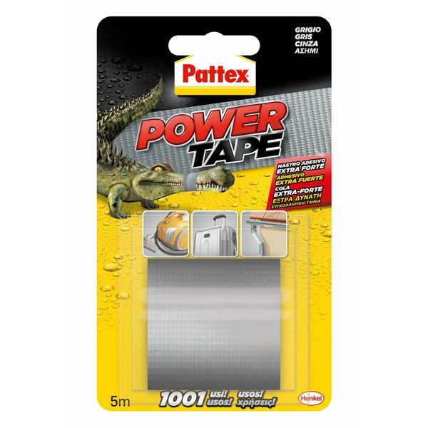 Ameriški trak Pattex power tape Siva (5 m x 50 cm)