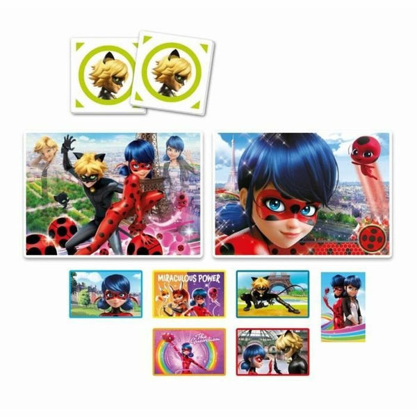 4-Puzzle Set Miraculous: Tales of Ladybug & Cat Noir Clementoni Edukit