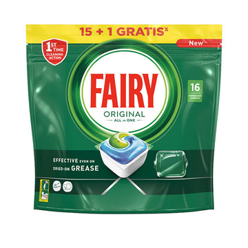 Dishwasher lozenges Fairy Original 16 Capsules