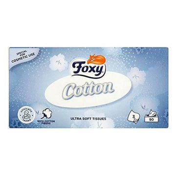 Papirnati robčki Facial Cotton Foxy (90 kosov)