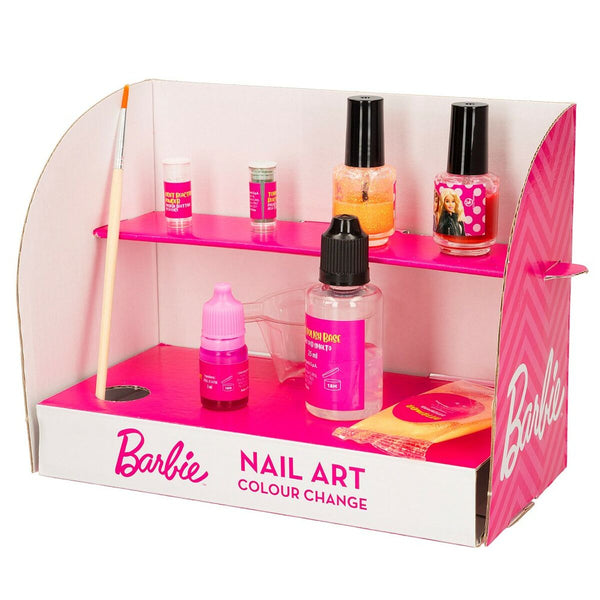 Kit pour créer du maquillage Barbie Studio Color Change Vernis à ongles 15 Pièces