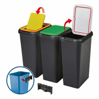 Recycling Waste Bin Tontarelli IN7309 (29,2 x 39,2 x 59,6 cm)