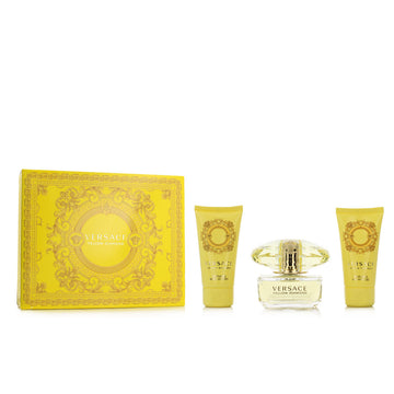 Set de Parfum Femme Versace EDT Yellow Diamond 3 Pièces