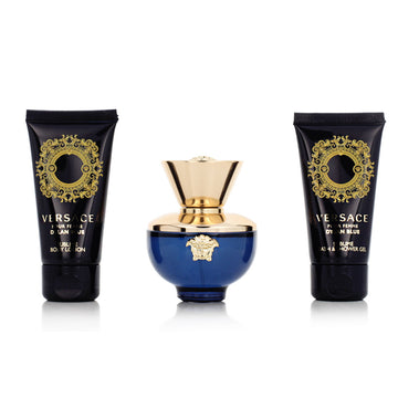 Set de Parfum Femme Versace EDP Dylan Blue 3 Pièces