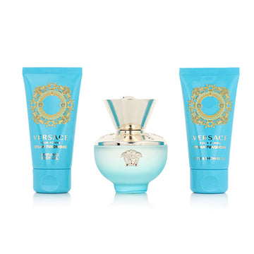 Ženski parfumski set Versace EDT Dylan Turquoise 3 Kosi