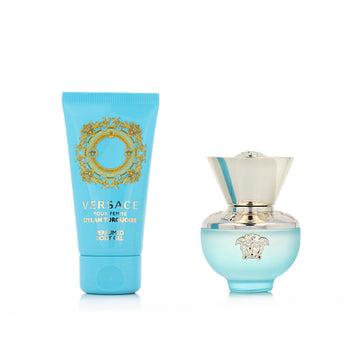 Women's Perfume Set Versace EDT Dylan Turquoise 2 Pieces