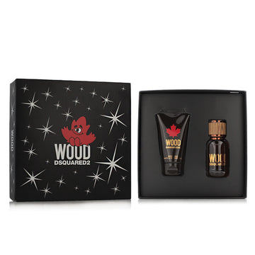 Men's Perfume Set Dsquared2 EDT Wood 2 Pieces