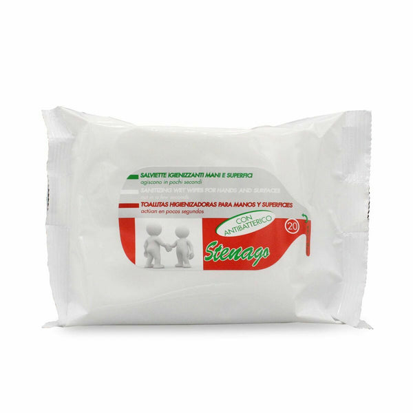 Lingettes Désinfectantes Stenago Désinfectant 20 Pièces (24 Unités)