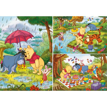 Disney Winnie the Pooh puzzle 3x48pcs