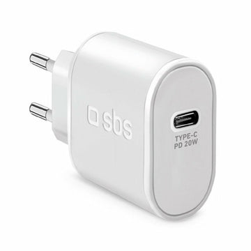 Wall Charger SBS LB13462225 Type C 20W White