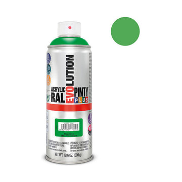 Peinture en spray Pintyplus Evolution RAL 6018 400 ml Yellow Green