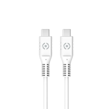 Cable USB C Celly White 1 m