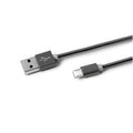Kabel Micro USB Celly USBMICROSNAKEDS Schwarz