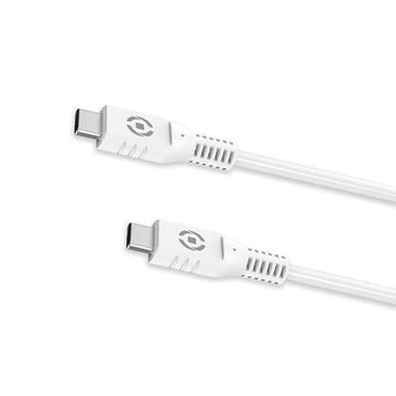 Kabel USB C Celly USBCUSBCWH Weiß 1 m