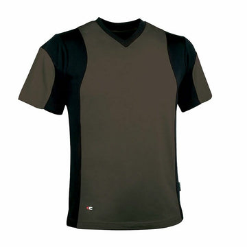 Unisex Short Sleeve T-Shirt Cofra Java Brown