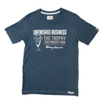 T-shirt à manches courtes homme OMP Slate Unfinished Business Bleu foncé