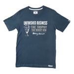 Herren Kurzarm-T-Shirt OMP Slate Unfinished Business Dunkelblau