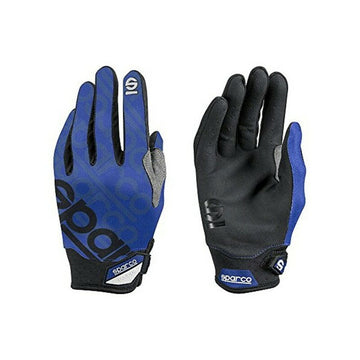 Work Gloves Sparco Meca III Nraz Blue
