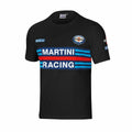 Maglia a Maniche Corte Uomo Sparco Martini Racing Nero