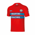 T shirt à manches courtes Sparco MARTINI RACING Rouge Taille L