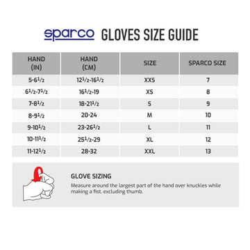 Gloves Sparco LAND Black Size 9