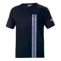 T-shirt à manches courtes homme Sparco Martini Racing Noir (Taille M)