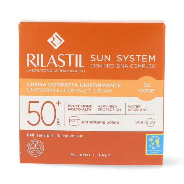 Kompaktni puder za porjavitev Rilastil Sun System Zlat 10 g