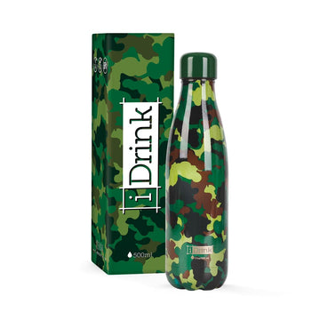 Bouteille Thermique iTotal Vert Camouflage Acier inoxydable 500 ml