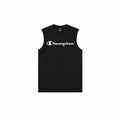 Men's Sleeveless T-shirt Champion Crewneck Black