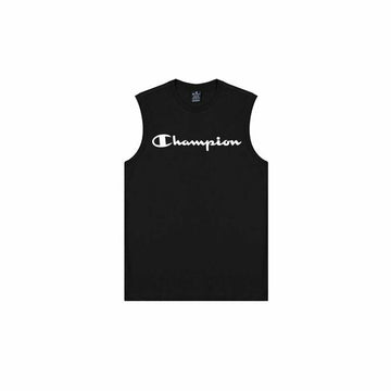 Men's Sleeveless T-shirt Champion Crewneck Black