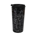 Tasse Thermos avec Couvercle iTotal Mathematics Double paroi Noir Acier inoxydable 350 ml