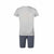 Ensemble de Sport pour Enfants Kappa Grugliasco Off Gris