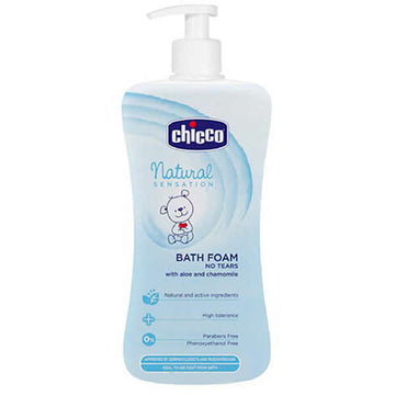 "Chicco Natural Sensation Bath Foam No Tears 750ml"