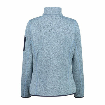 Women's Sports Jacket Campagnolo Melange Knit-Tech Blue