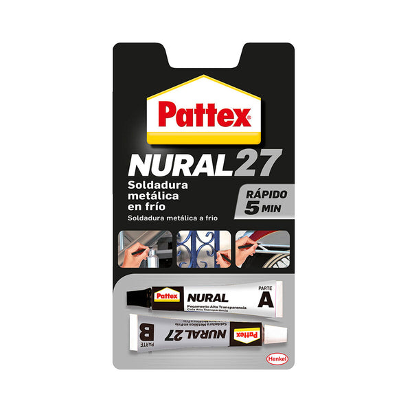 Instant Adhesive Pattex nural 27 Grey 22 ml Paste