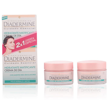 "Diadermine Moisturizing Mattifying Day Cream 50ml Set 2 Parti"