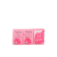 "Nelia Agua De Rosas Sapone 3x125g"