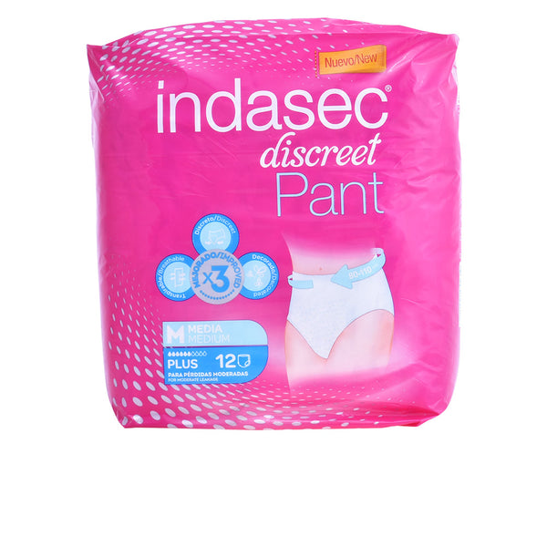 "Indasec Pant Plus Medium Size 12 Unitá"