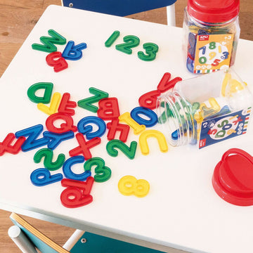 Lernspiel Apli Zahlen und Buchstaben Bunt Durchsichtig Kunststoff (24 Stücke)