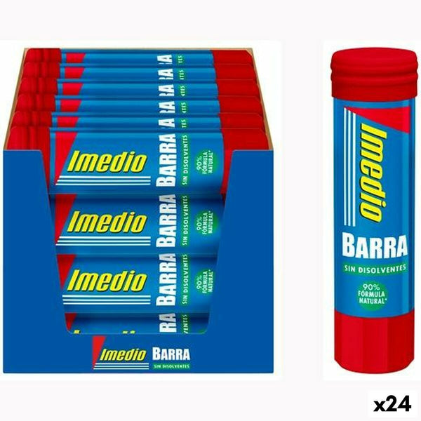 Glue stick Imedio Transparent (24 Units)