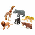Set of 6 Wild Animals Moltó Plastic