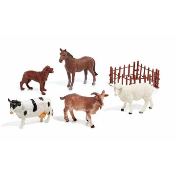 Set of Farm Animals Moltó 6 Pieces Plastic