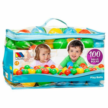 Balls Moltó Multicolour 100 Units