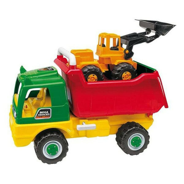 Tipping Truck and Excavator AVC   Multicolour 68 x 45 x 32 cm