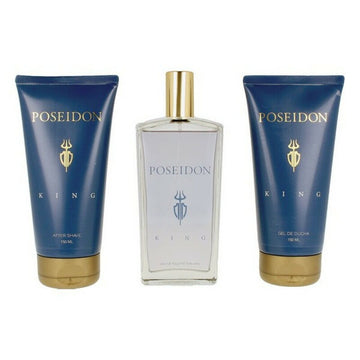 Moški parfumski set The King Poseidon EDT (3 pcs) (3 pcs)